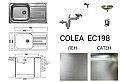 Кухненска мивка алпака Colea EC198