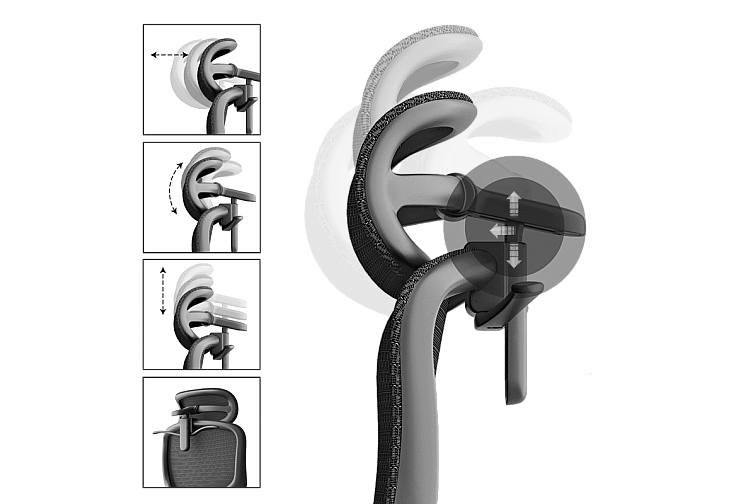 Ергономичен стол LERIK - черен
