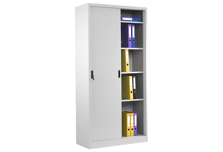 Метален шкаф КАРМЕН CR-1266 J - сив