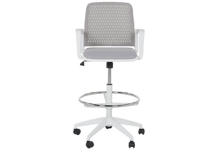 Работен офис стол КАРМЕН 7556 W - светлосив