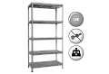 Метален стелаж HARD 180x100x40 см, до 130 кг на рафт - сив