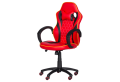 Геймърски стол КАРМЕН 6301 - червено-черен