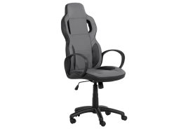 Геймърски стол КАРМЕН 7510 - черно-сив
