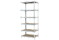 Метален стелаж STAR 213x90x60 см, до 250 кг на рафт - цинк