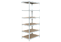 Метален стелаж STAR 213x90x60 см, до 250 кг на рафт - цинк