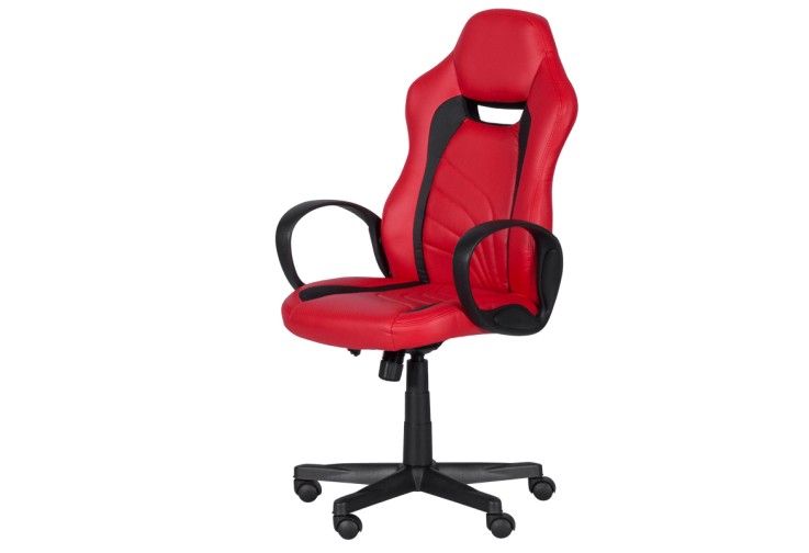 Геймърски стол КАРМЕН 7525 R - червено - черно