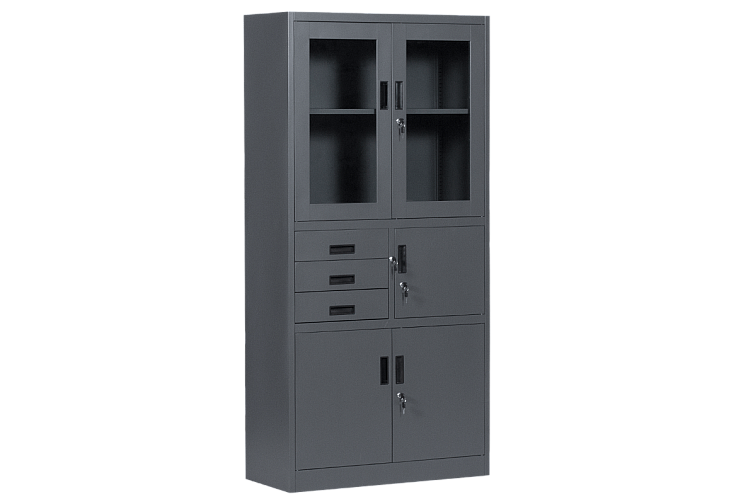 Метален шкаф КАРМЕН CR-1240 E SAND - графит
