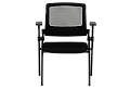 Посетителски стол КАРМЕН 1707 - черен