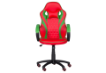 Геймърски стол КАРМЕН 6304 - червено-зелен