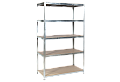 Метален стелаж КАРМЕН CR-1012 - 200х120х60 см, до 250 кг на рафт - цинк