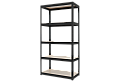 Метален стелаж STAR 180x90x45 см, до 275 кг на рафт - черен