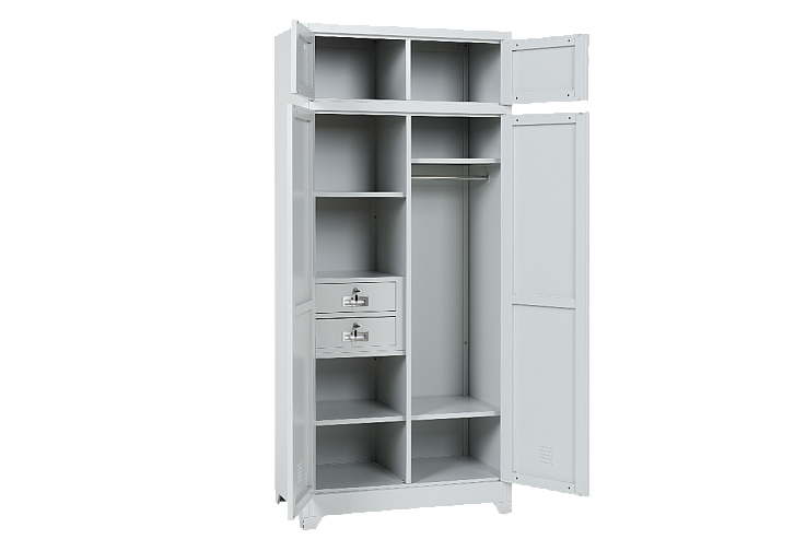 Метален шкаф КАРМЕН CR-1229 GR - сив