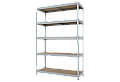 Метален стелаж STAR PL 213x120x60 см, до 250 кг на рафт - цинк