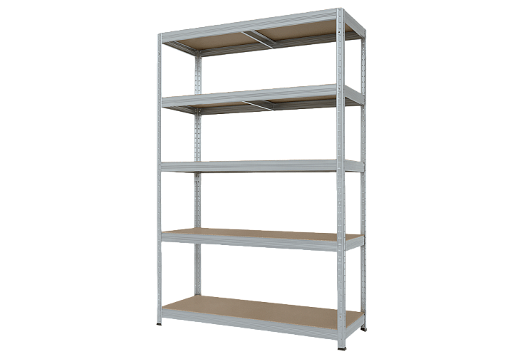 Метален стелаж STAR PL 213x120x60 см, до 250 кг на рафт - цинк
