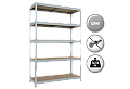 Метален стелаж STAR PL 213x120x60 см, до 250 кг на рафт - цинк