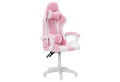 Геймърски стол КАРМЕН 6311 - бял - розов