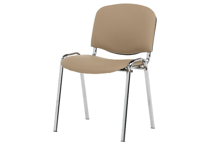 Посетителски стол КАРМЕН 1135-1 LUX - бежов N