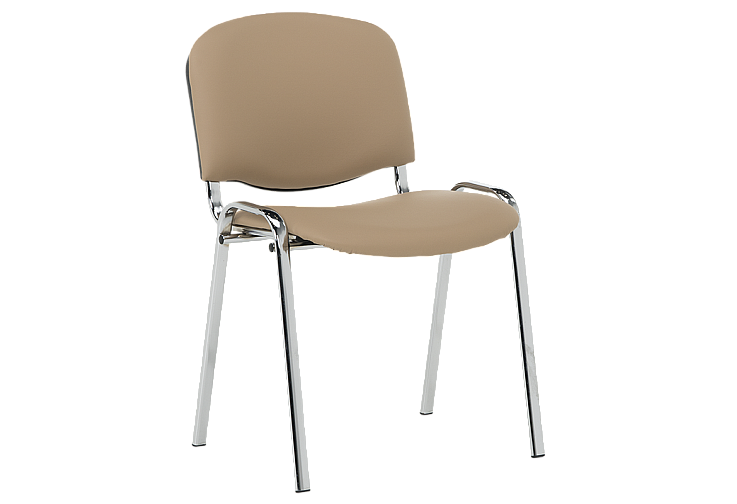 Посетителски стол КАРМЕН 1135-1 LUX - бежов N