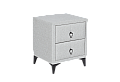 Нощно шкафче за спалня KOLAJEN LINEN - сив 02