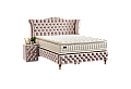 Тапицирана спалня с матрак DIMMAX 160 х 200 - крем 03