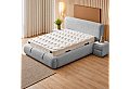 Тапицирана спалня с матрак RODOS PRO 160 х 200 - сив 18
