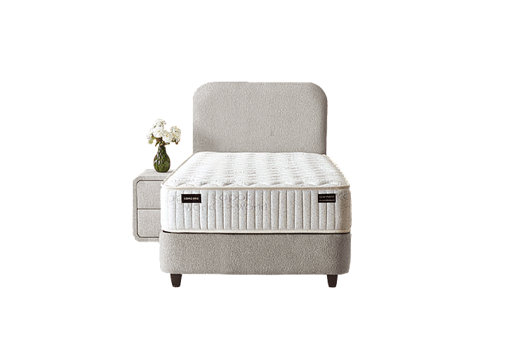 Тапицирано легло с матрак COMO PRO 90 x 200 - перла SY