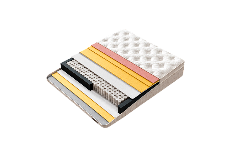 Тапицирана спалня с матрак MINI PUZZLE 160 х 200 - бежов 04