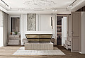 Тапицирано легло Boutique 180 / 200 кашмир / капучино мат