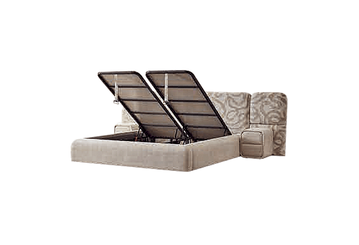 Тапицирана спалня с матрак MILANO 160 x 200 - сив A