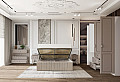 Тапицирано легло Boutique 160 / 200 кашмир / капучино мат