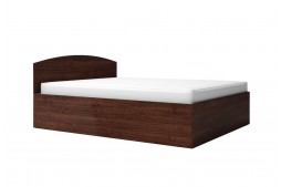 Двойно легло с повдигащ механизъм ЛЕО 6 за матрак 160/200 см венге амбър