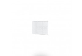 Краен панел за надстройка на гардероб Dress - мдф бяло фладер