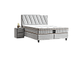 Тапицирана спалня с матрак SIESTA 160 x 200 - светлосив 21