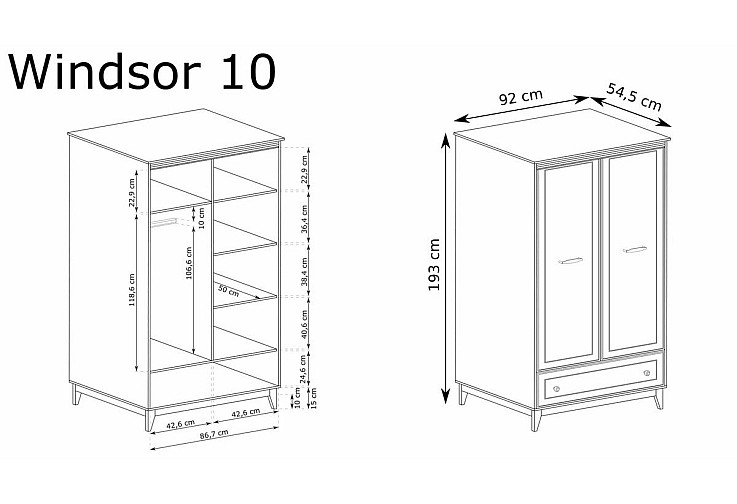 Гардероб WINDSOR W-10 кашмир
