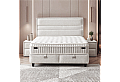 Тапицирана спалня с матрак ASTRA 140 x 200 - перла SY