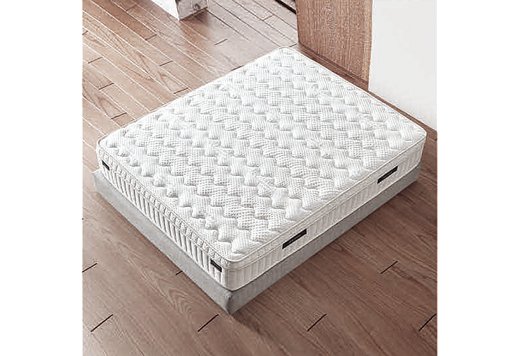Тапицирана спалня с матрак ASTRA 140 x 200 - перла SY