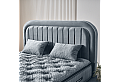 Тапицирана спалня с матрак MADRID 140 x 200 - сив 32