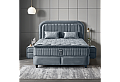 Тапицирана спалня с матрак MADRID 140 x 200 - сив 32