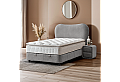 Тапицирана спалня с матрак MOON 120 х 200 - сив 18