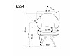 Трапезен стол K554 сив