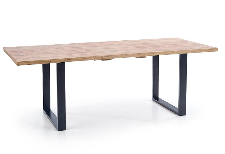 Разтегателна маса VENOM 135-185 дъб вотан / черно