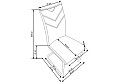 Трапезен стол K224 капучино