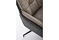 Трапезен стол K523 сив / черен