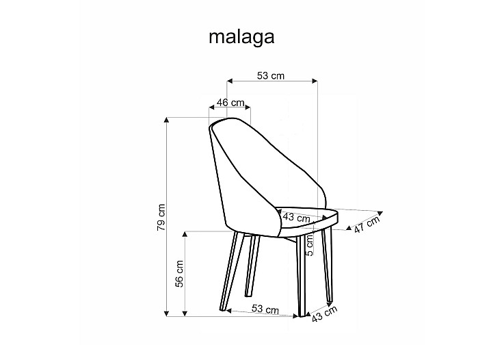 Трапезен стол MALAGA бежов стол / кран: MAVEL 38 / STELAR 16