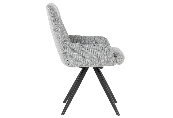 Трапезен стол ASCOT - сив B 90