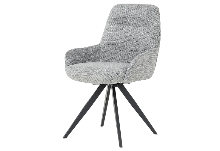 Трапезен стол ASCOT - сив B 90
