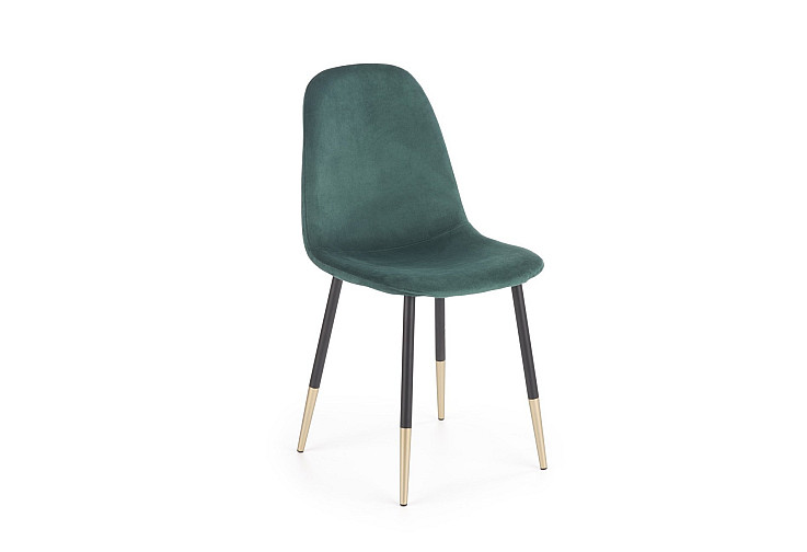 Трапезен стол K379 тъмнозелен