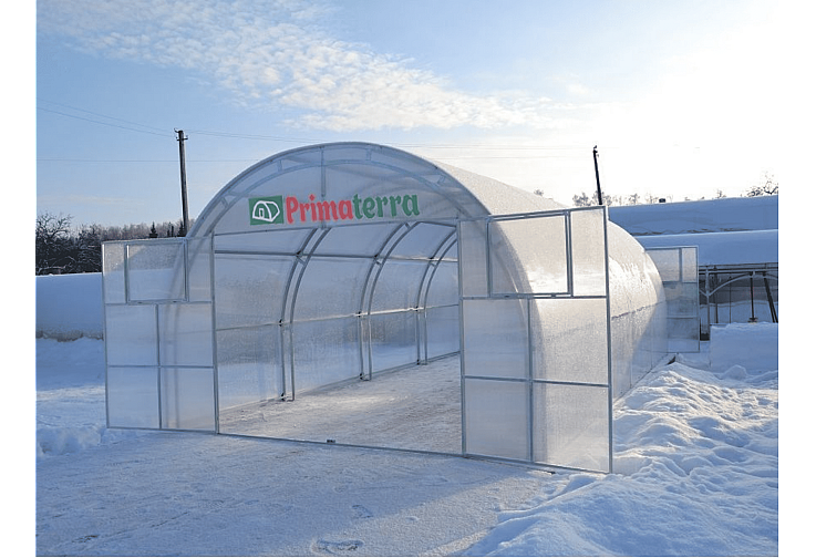 Оранжерия Primaterra MAXI 4,1x8x2,96 м ПК-6 мм