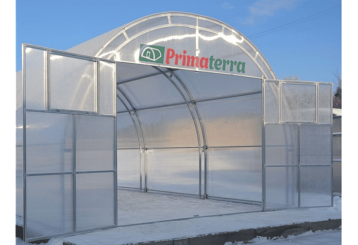 Оранжерия Primaterra MAXI 4,1x8x2,96 м ПК-6 мм