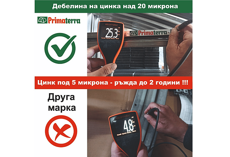Оранжерия Primaterra PLUS 3х12х2,1 м ПК-6 мм
